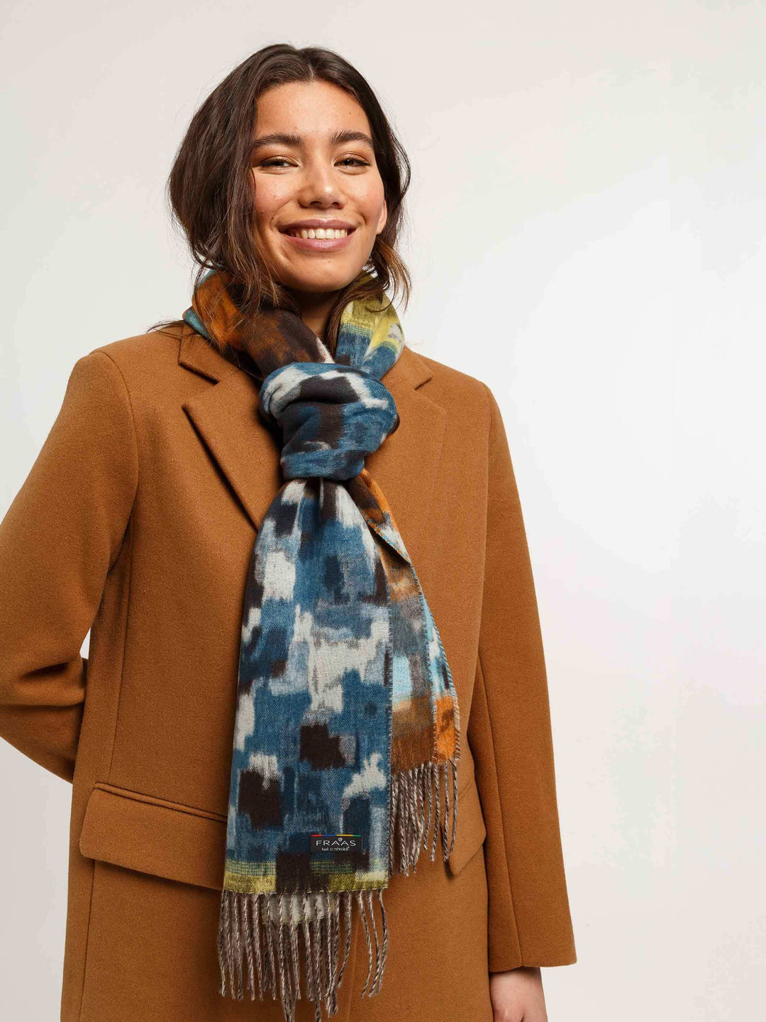 Cashmink-Schal mit Muster-Mix