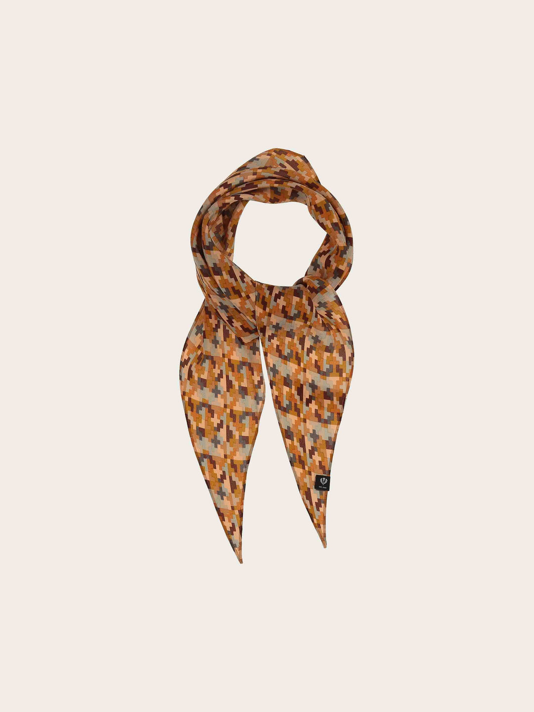 Diamond Shape Seidentuch mit geometrischem Print