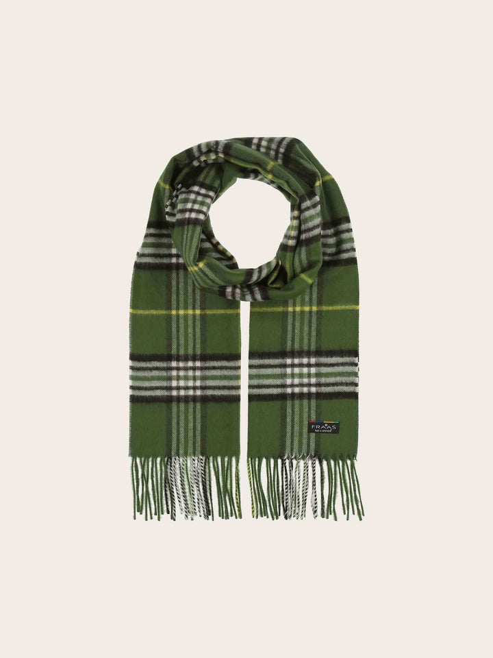 Schmaler Cashmink-Schal mit FRAAS Plaid Karo