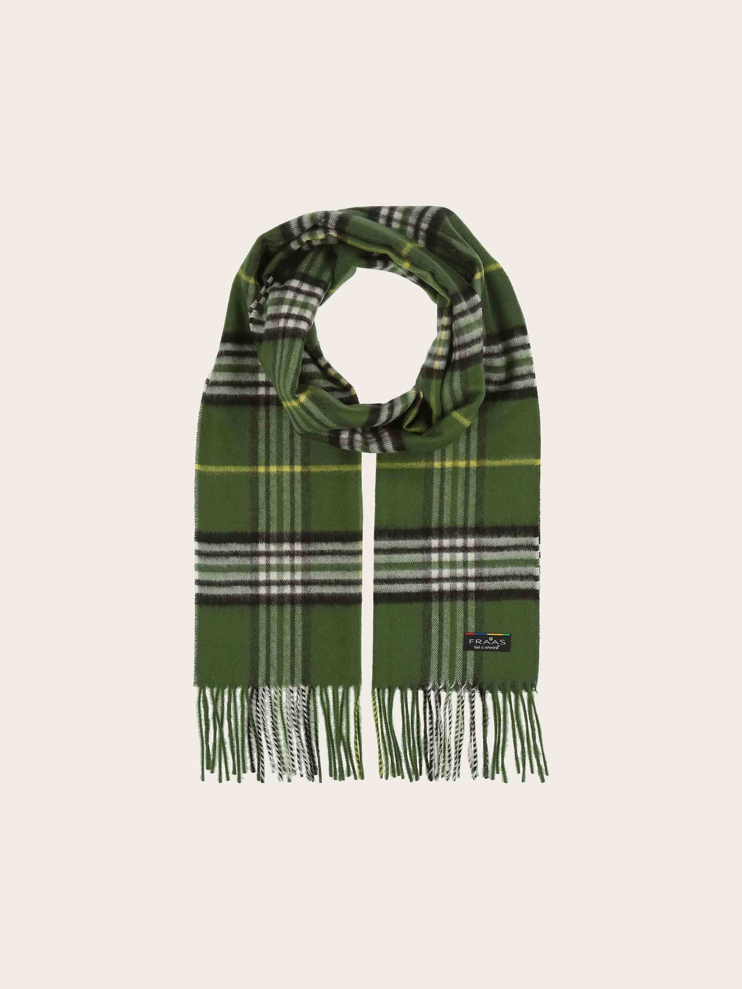 Schmaler Cashmink-Schal mit FRAAS Plaid Karo