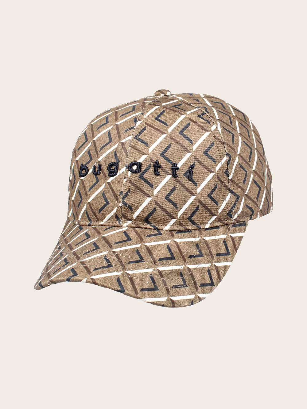 bugatti Basecap mit Schriftzug und geometrischem Design