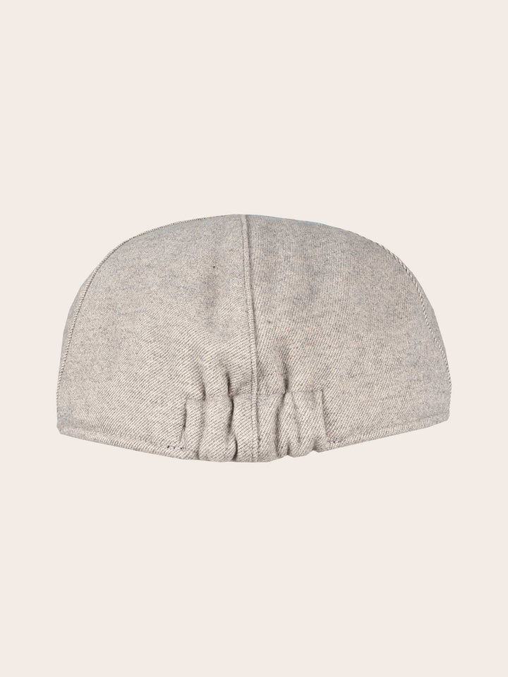 Einfarbige melierte bugatti Flatcap mit Ohrenklappen