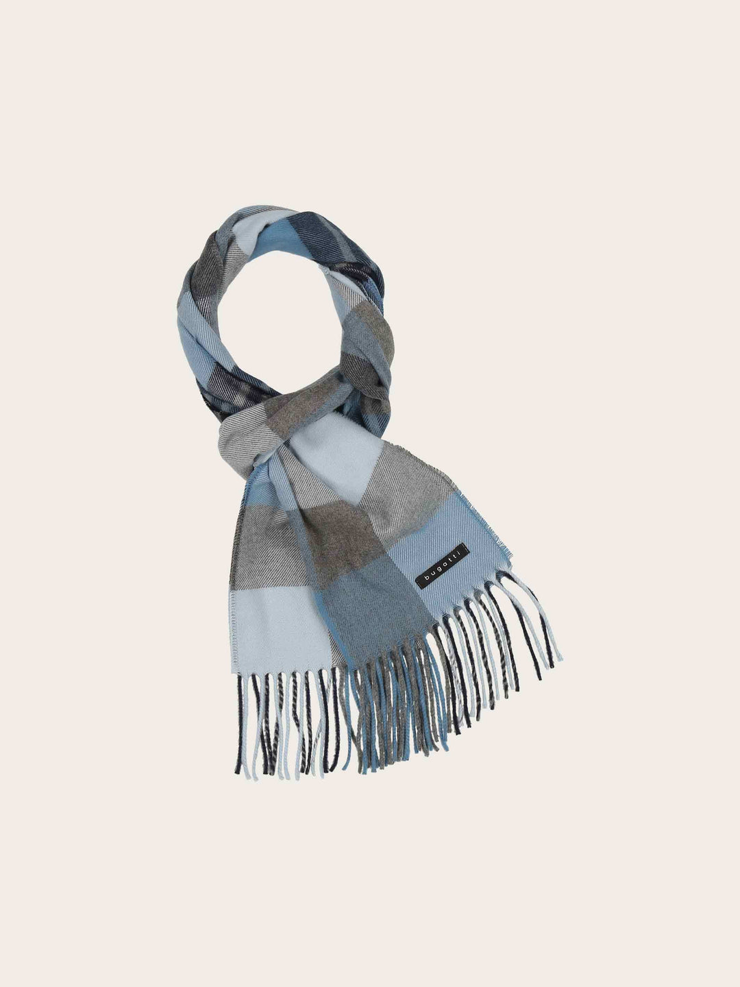 bugatti Cashminkschal mit Karomuster