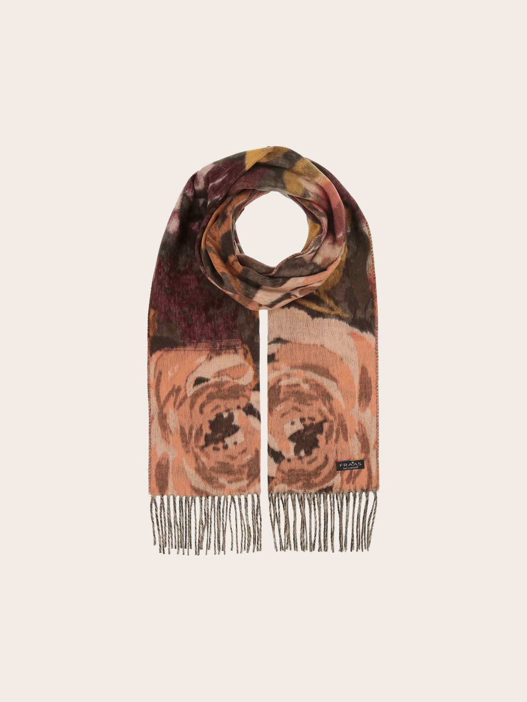 Cashmink-Schal mit romantischem Blumen-Design