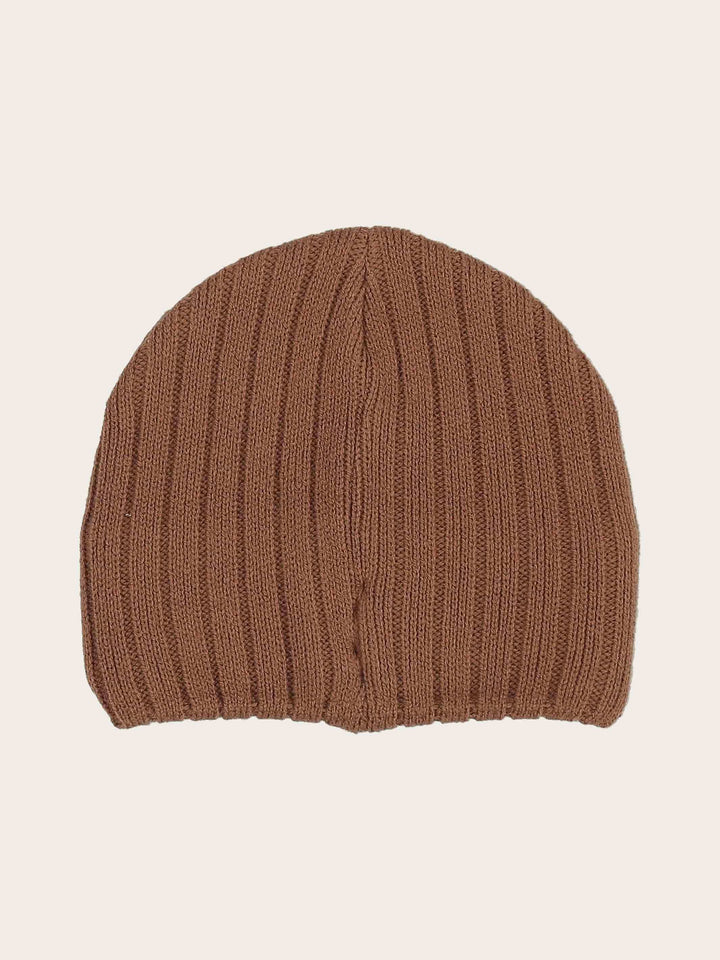 Einfarbige winddichte Beanie mit bugatti Logo