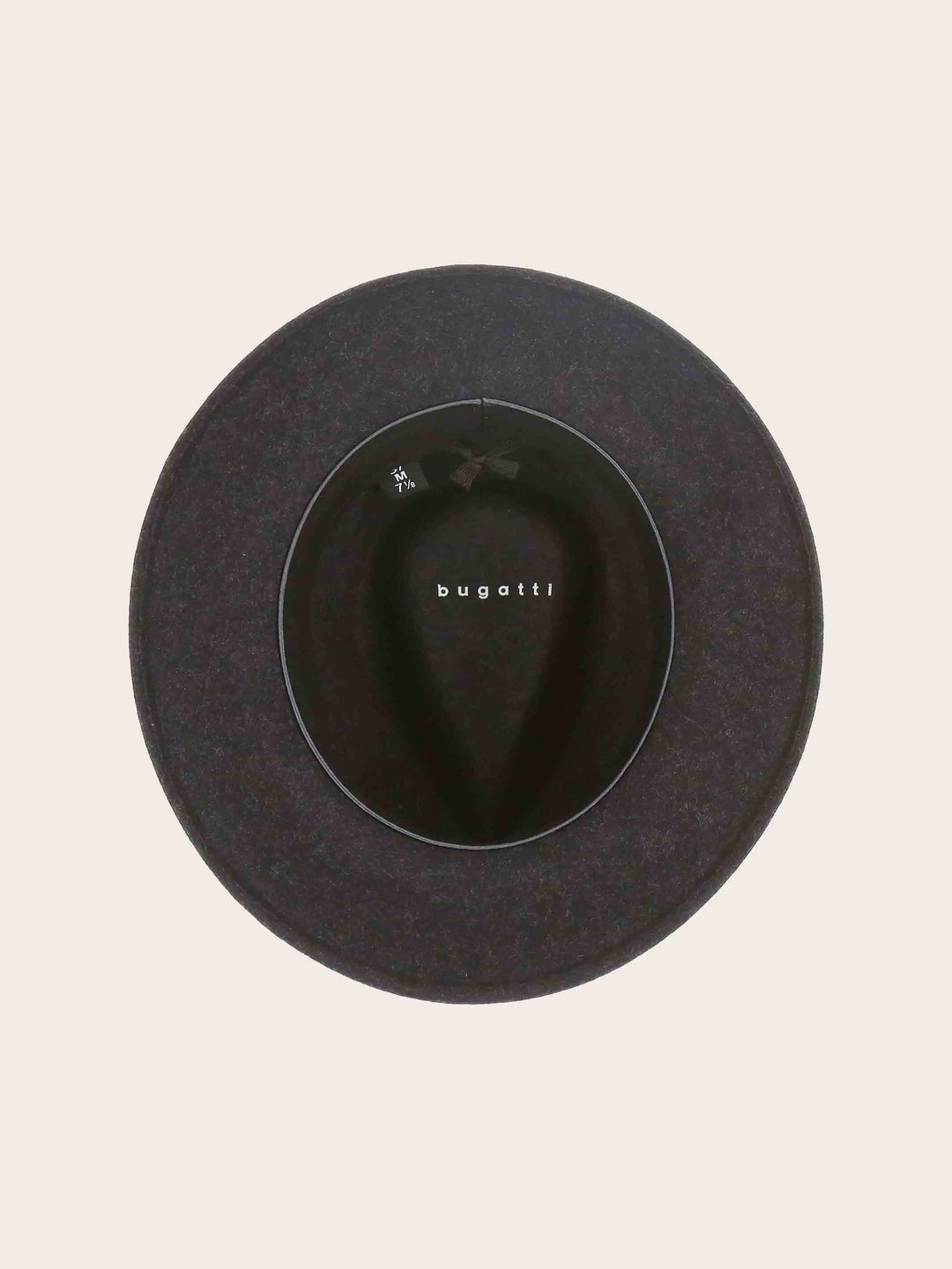 Wasserabweisender Fedora mit Lederband und bugatti-Label