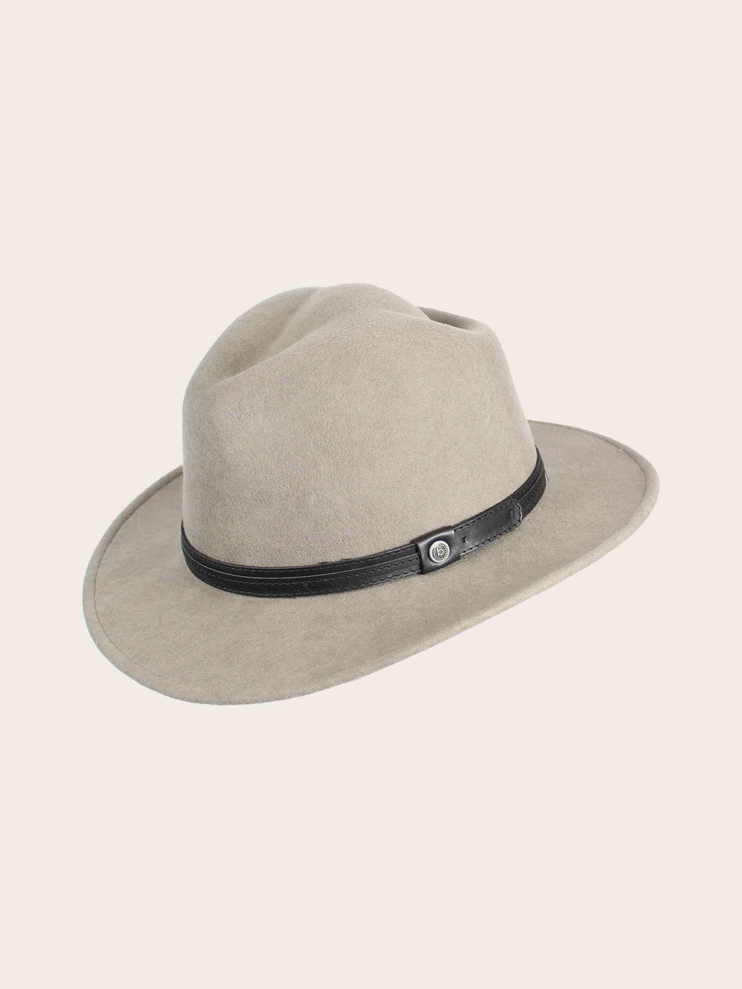 Wasserabweisender Fedora mit Lederband und bugatti-Label