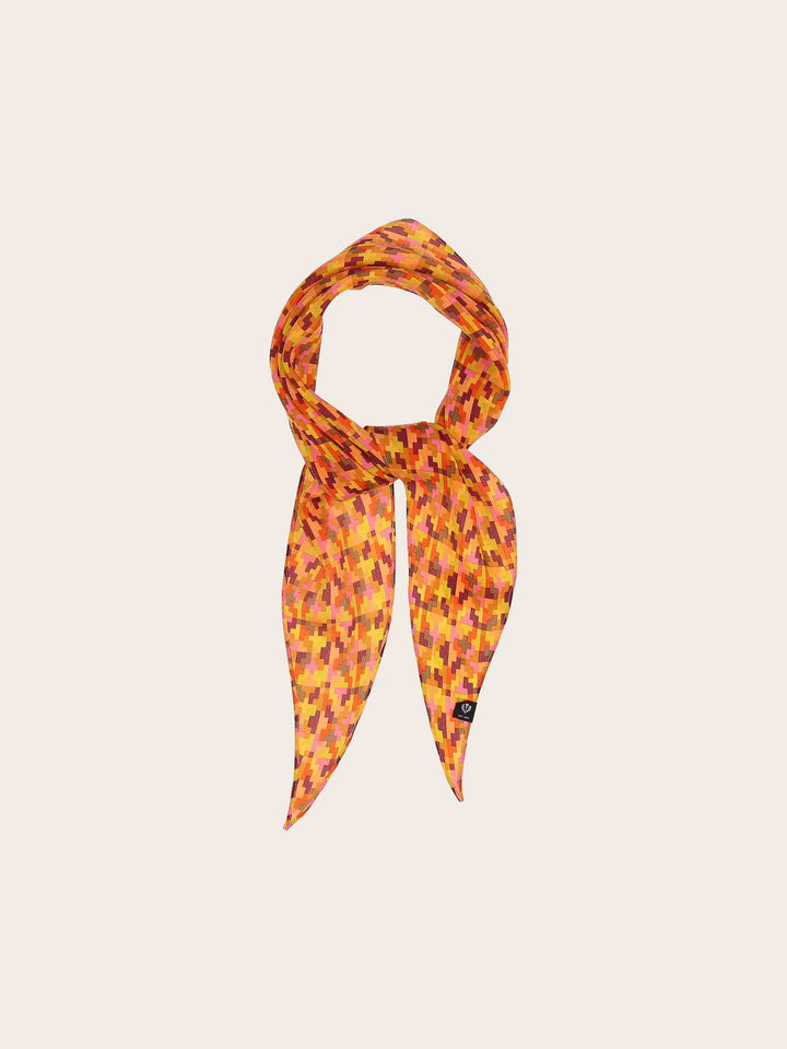 Diamond Shape Seidentuch mit geometrischem Print