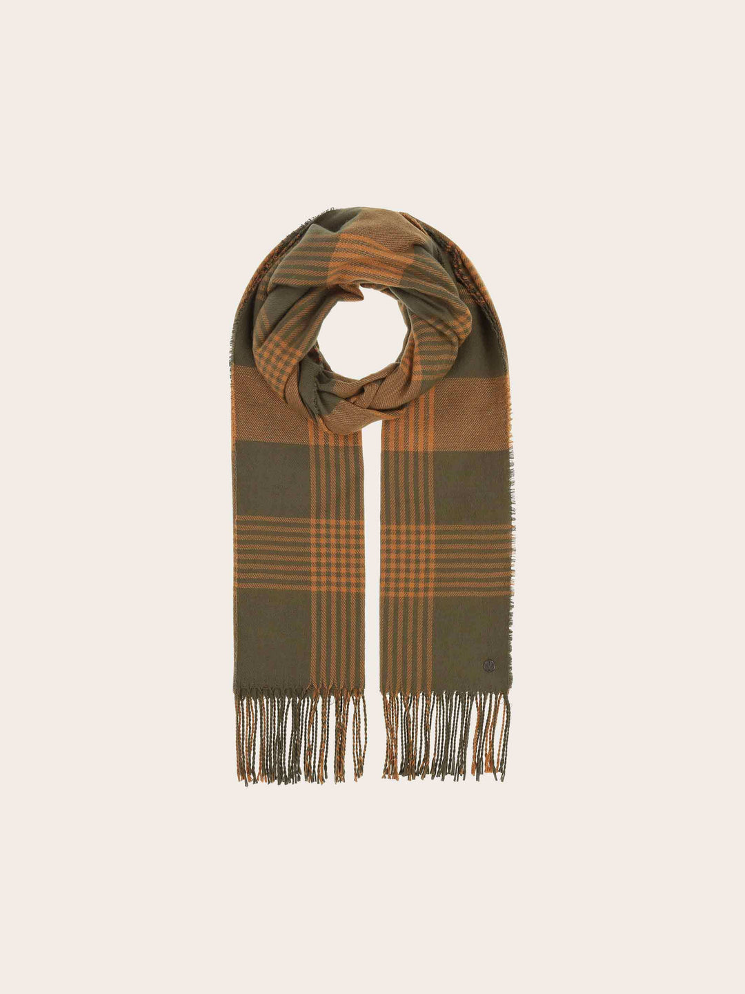 Glitzernder Karo-Schal