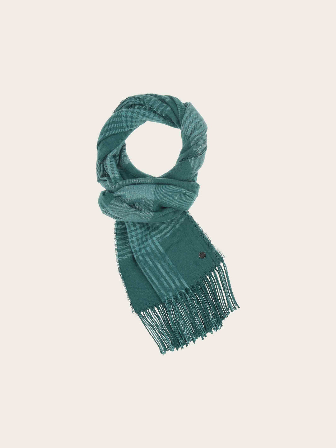 Glitzernder Karo-Schal