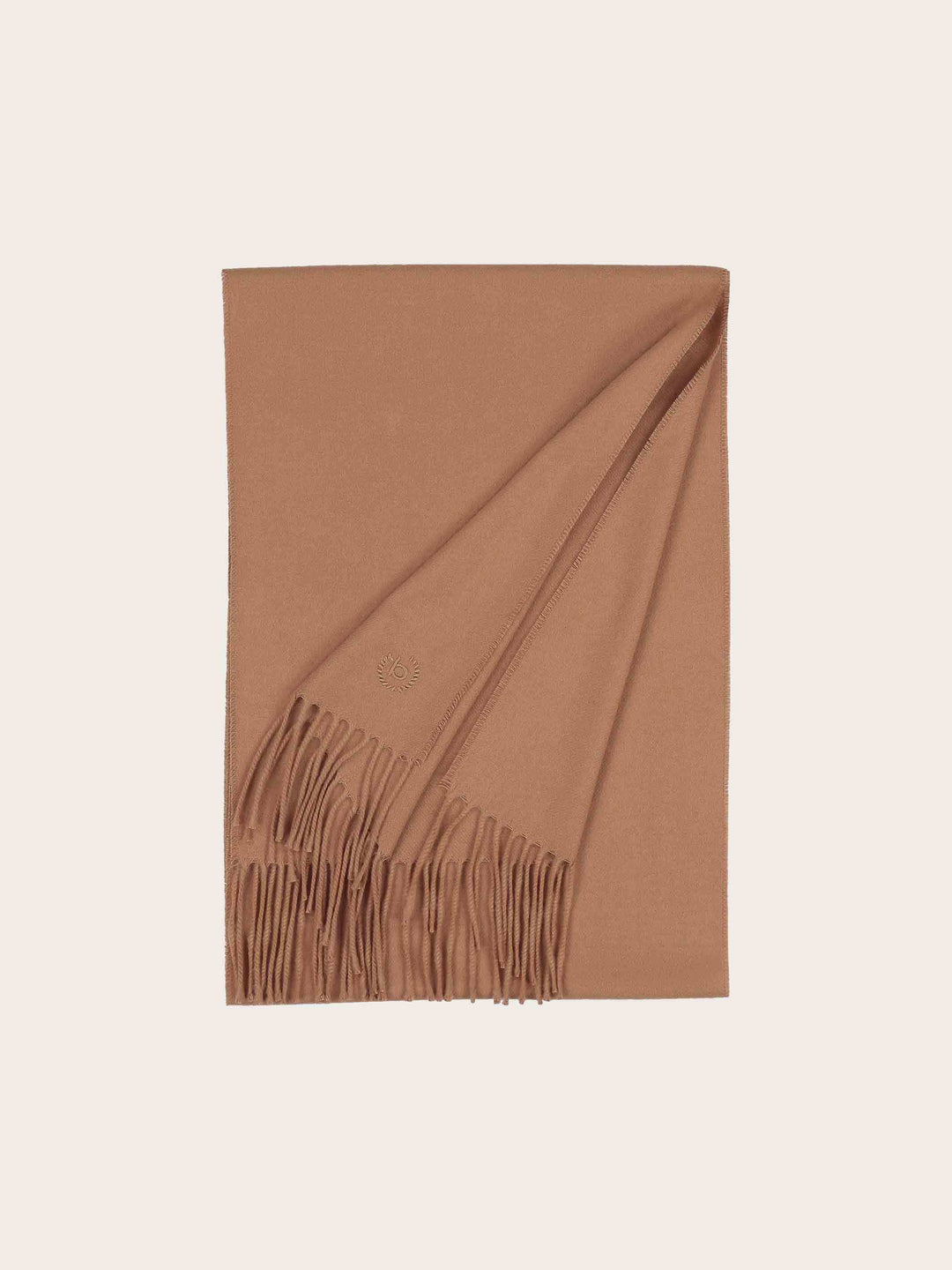 Cashminkschal mit gesticktem bugatti Logo