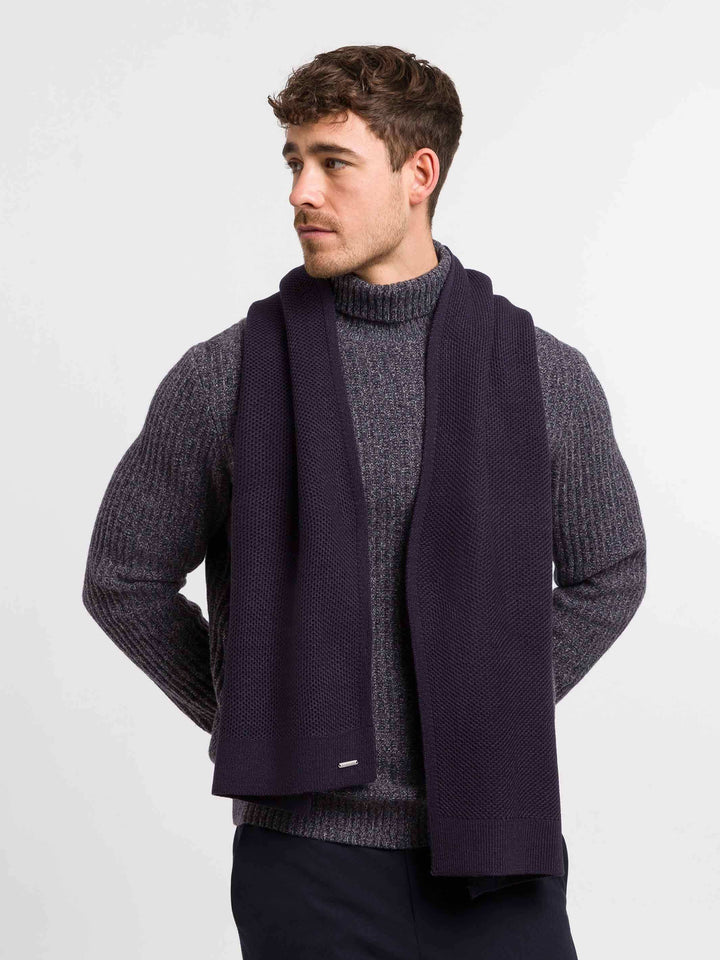 Einfarbiger bugatti Jersey Knit Schal