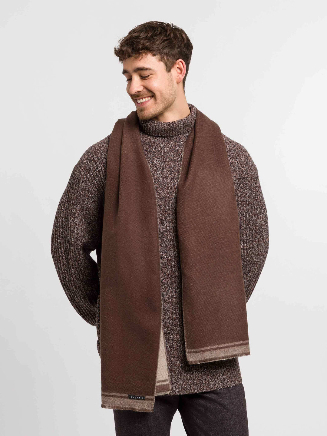 Doubleface bugatti Cashmink-Schal