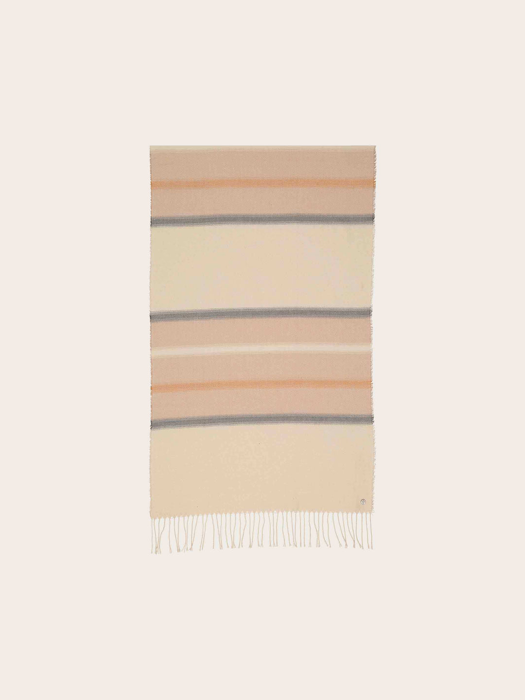 Glitzernder Schal mit Streifen-Design