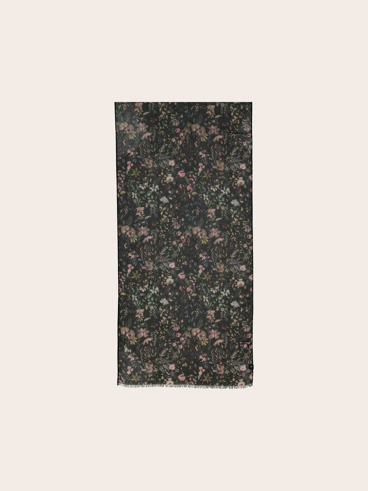 Schal mit zartem Blumen-Design