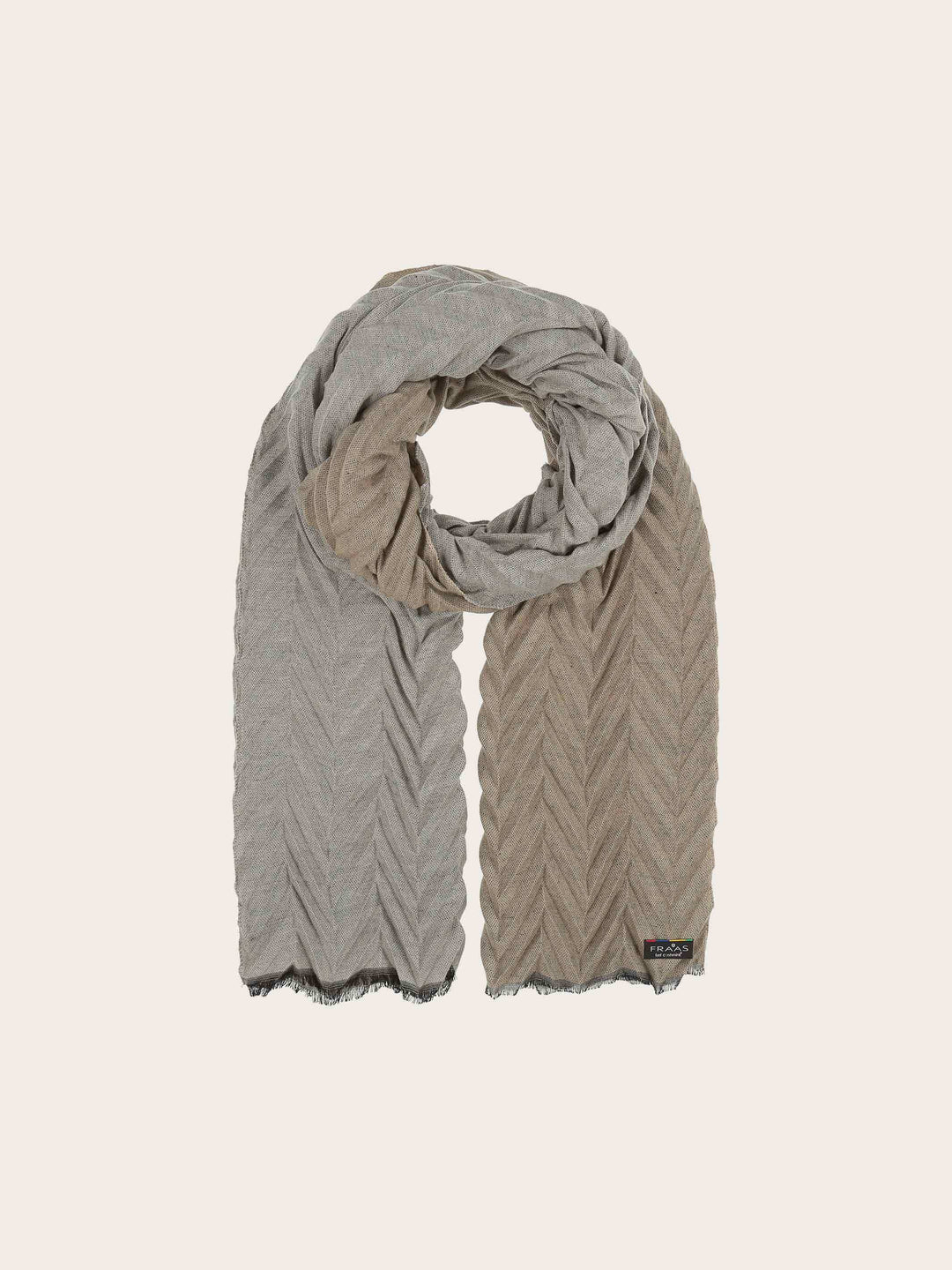 Doubleface Plissee-Stola