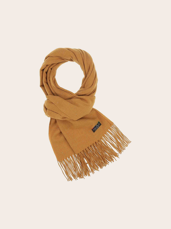 Elegante Cashmink-Stola mit zartem Glitzer