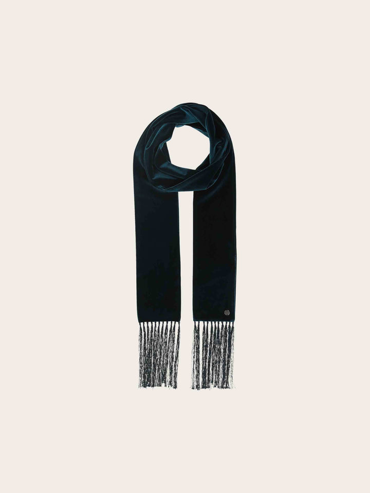 Eleganter Skinny-Schal in Samt-Optik