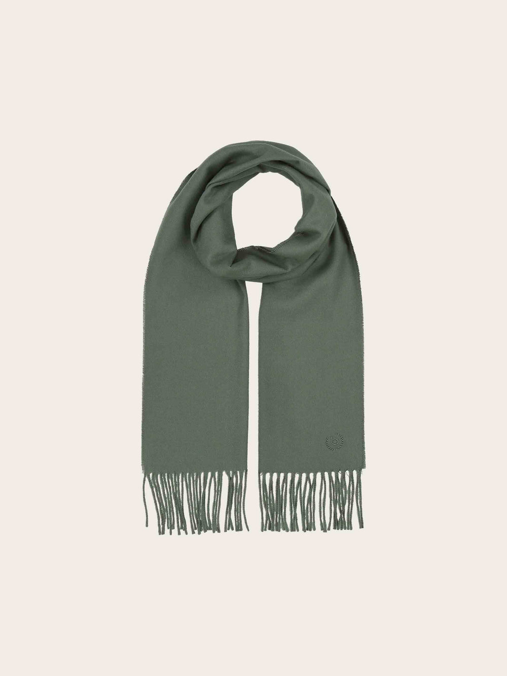 Cashminkschal mit gesticktem bugatti Logo