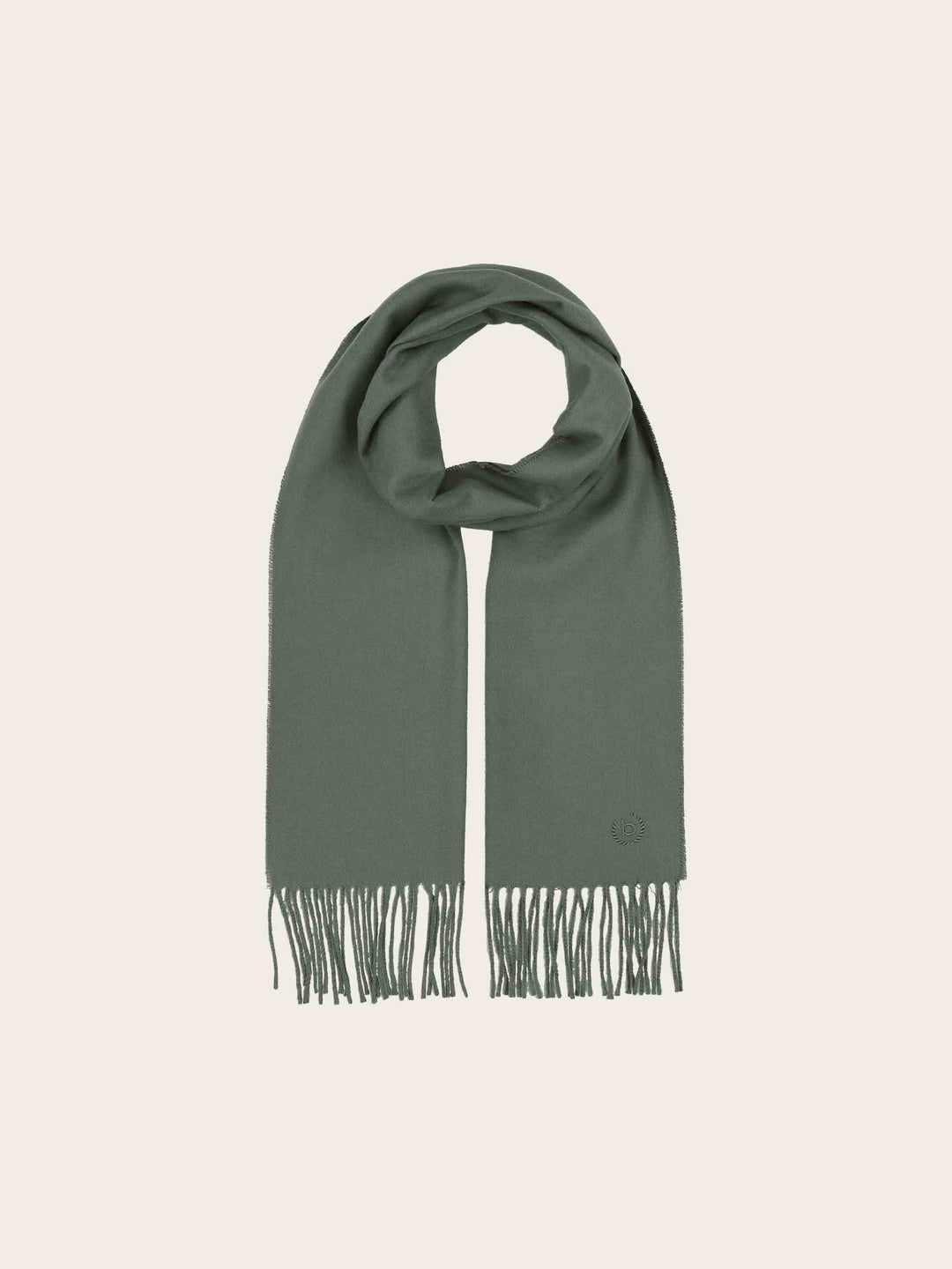 Cashminkschal mit gesticktem bugatti Logo