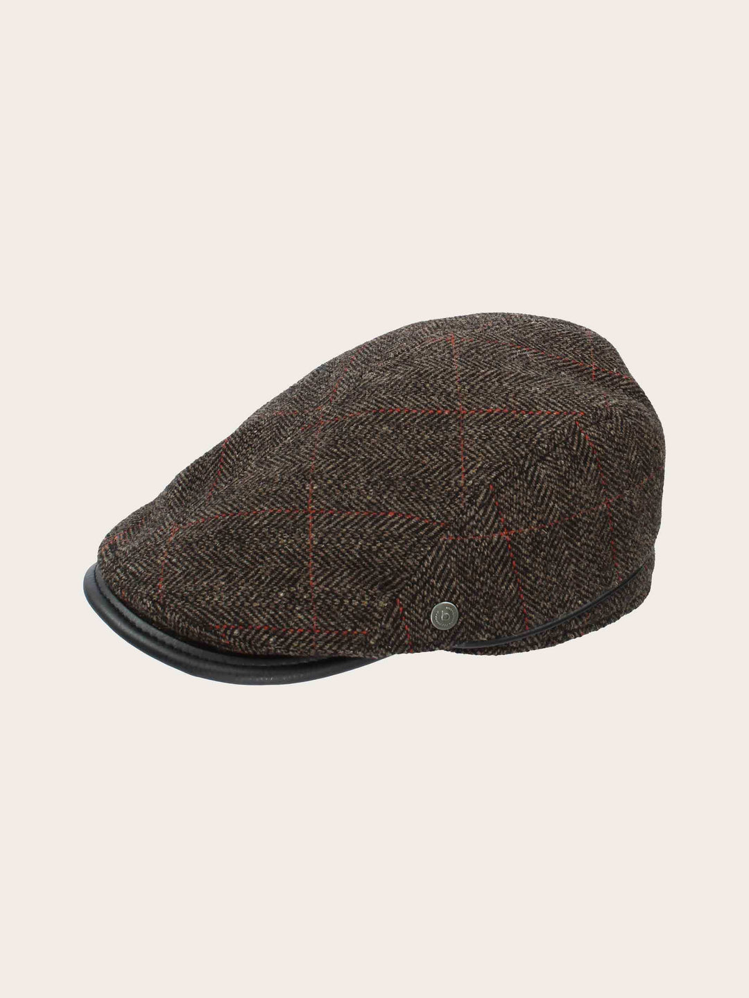 Einfarbige winddichte und wetterabweisende bugatti Flatcap mit Ohrenklappen
