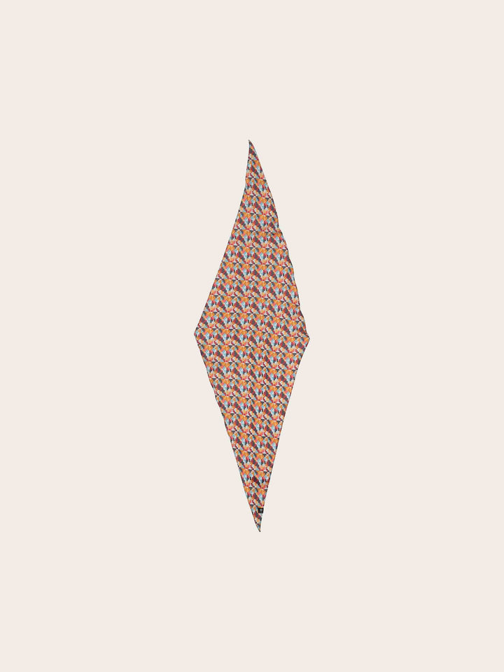 Diamond Shape Seidentuch mit geometrischem Print