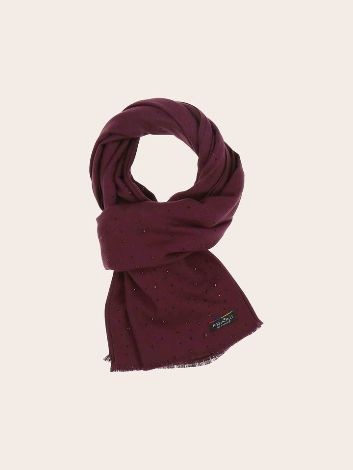 Elegante Cashmink-Stola mit Strass-Steinchen