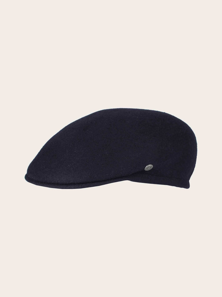 Wasserabweisende Filz-Flatcap