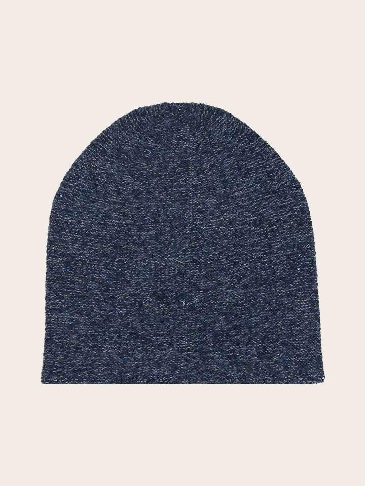 Schlichte Loevenich Beanie mit Glitzer