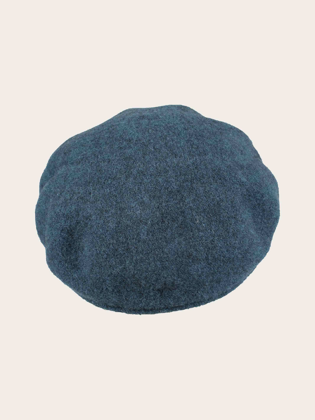 Einfarbige Loevenich Baker Boy Kappe aus reiner Wolle