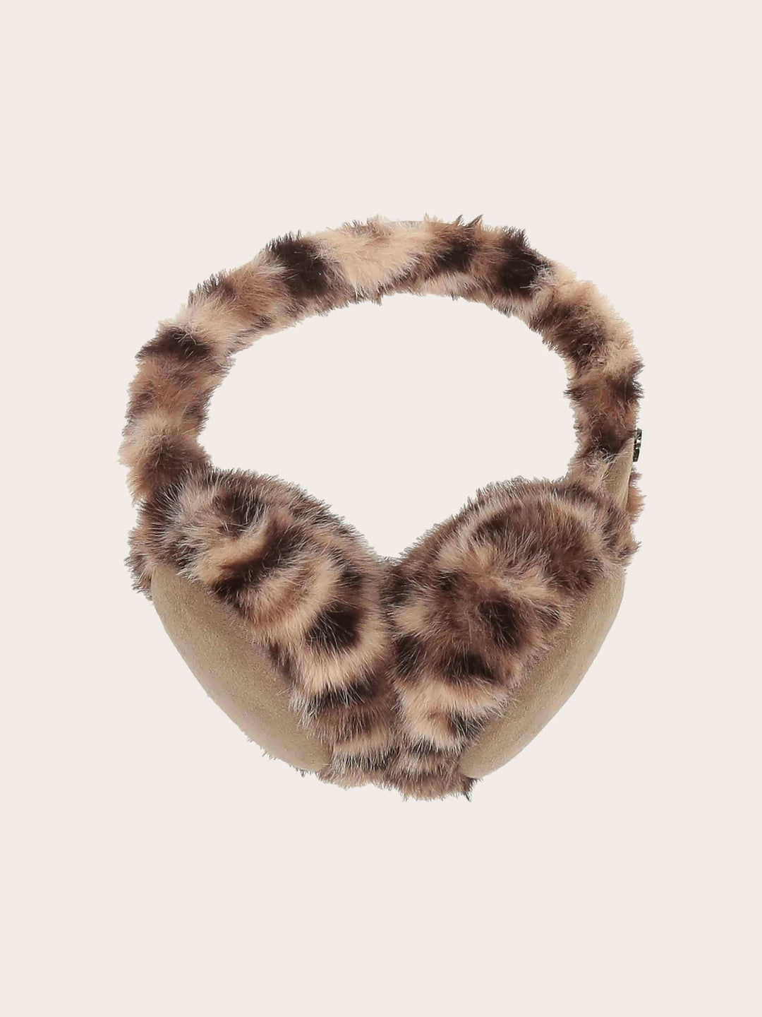 Loevenich Ohrenschützer aus Kunstleder mit Leoparden-Muster