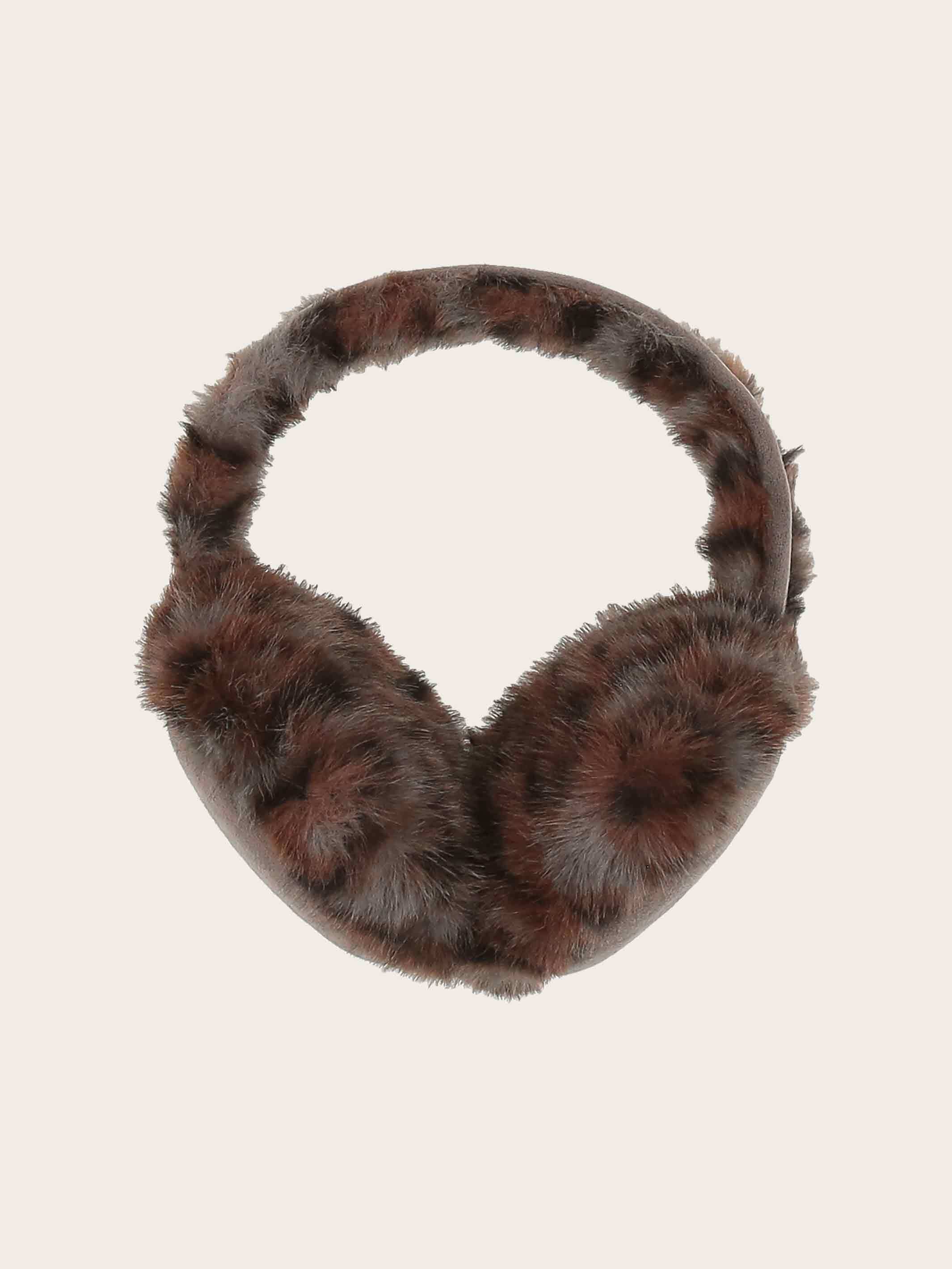Loevenich faux leather earmuffs with leopard pattern – FRAAS Shop