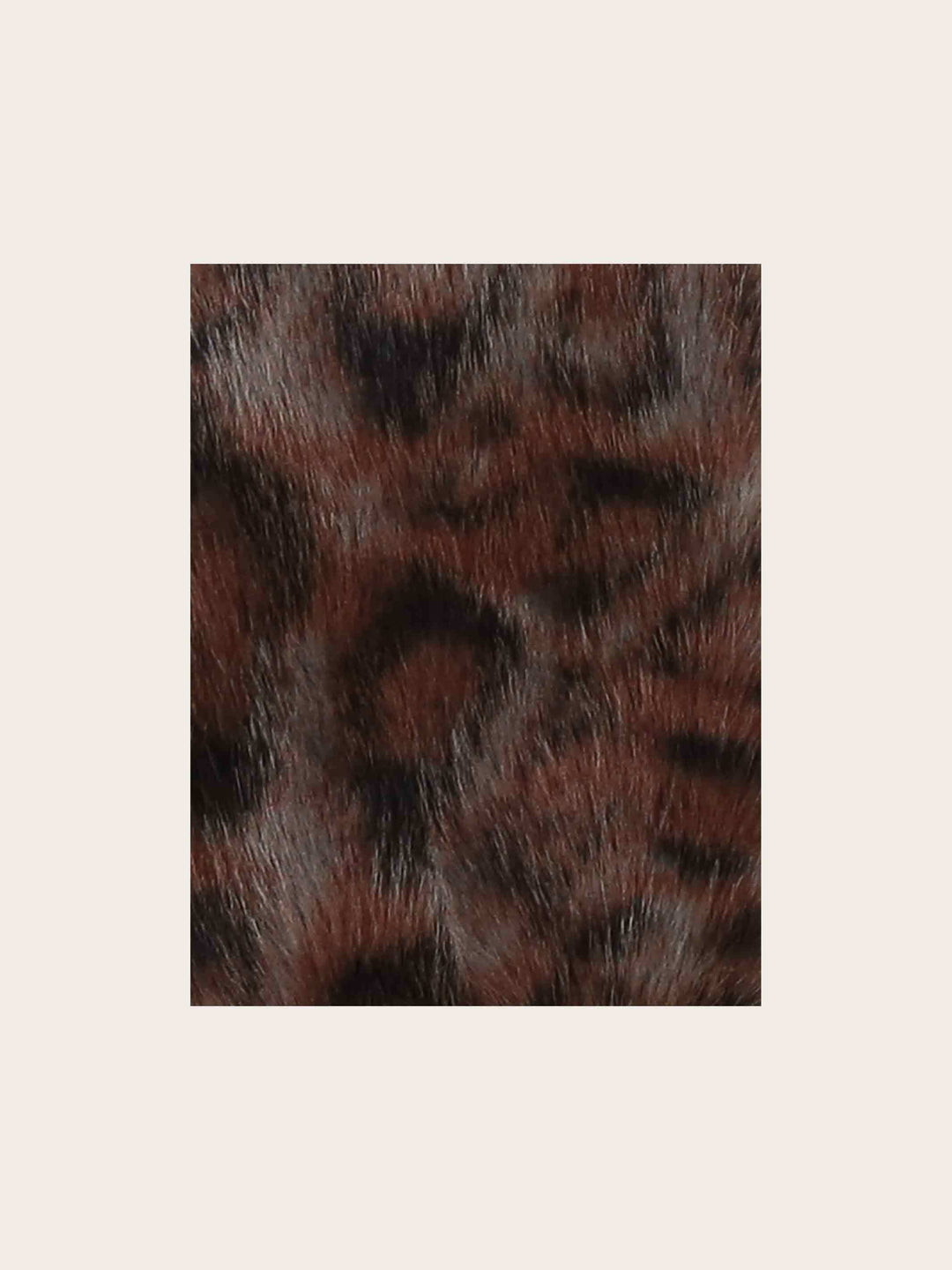 Loevenich Ohrenschützer aus Kunstleder mit Leoparden-Muster