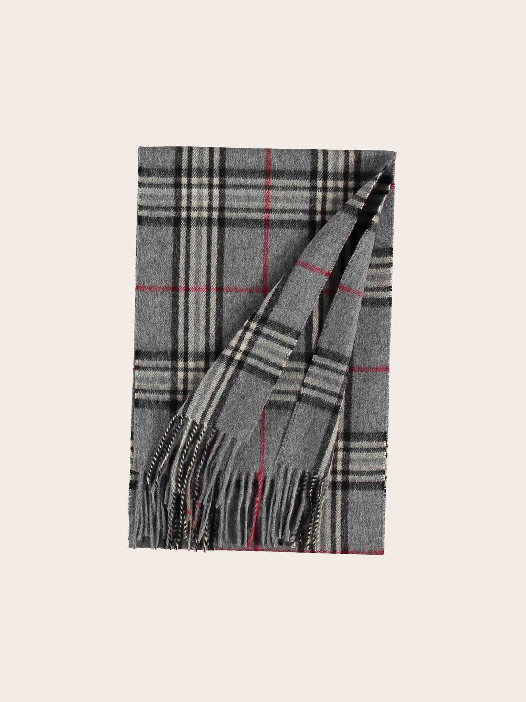 Schal in Kaschmir-/Wollmischung mit FRAAS Plaid Karo