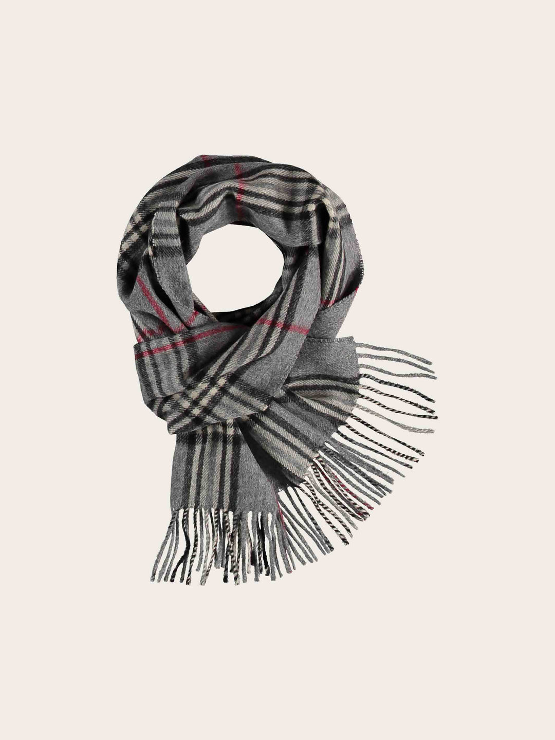 Schal in Kaschmir-/Wollmischung mit FRAAS Plaid Karo