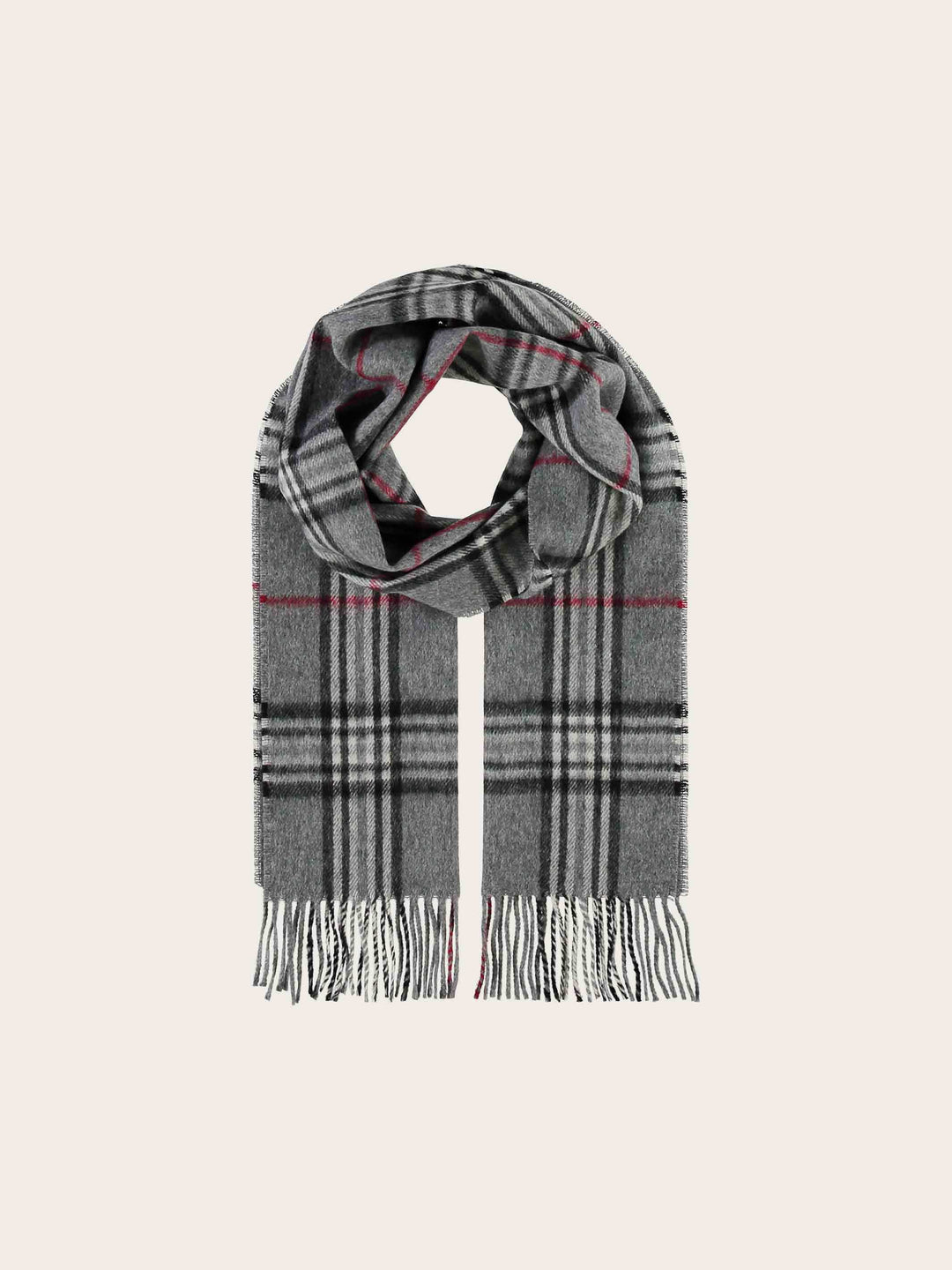 Schal in Kaschmir-/Wollmischung mit FRAAS Plaid Karo