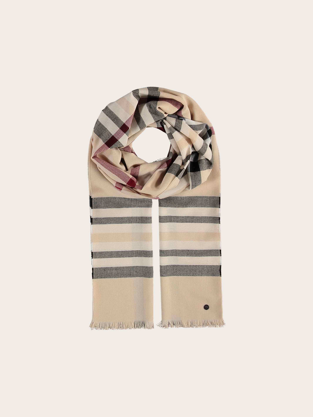 Stola mit FRAAS Plaid - Made in Germany