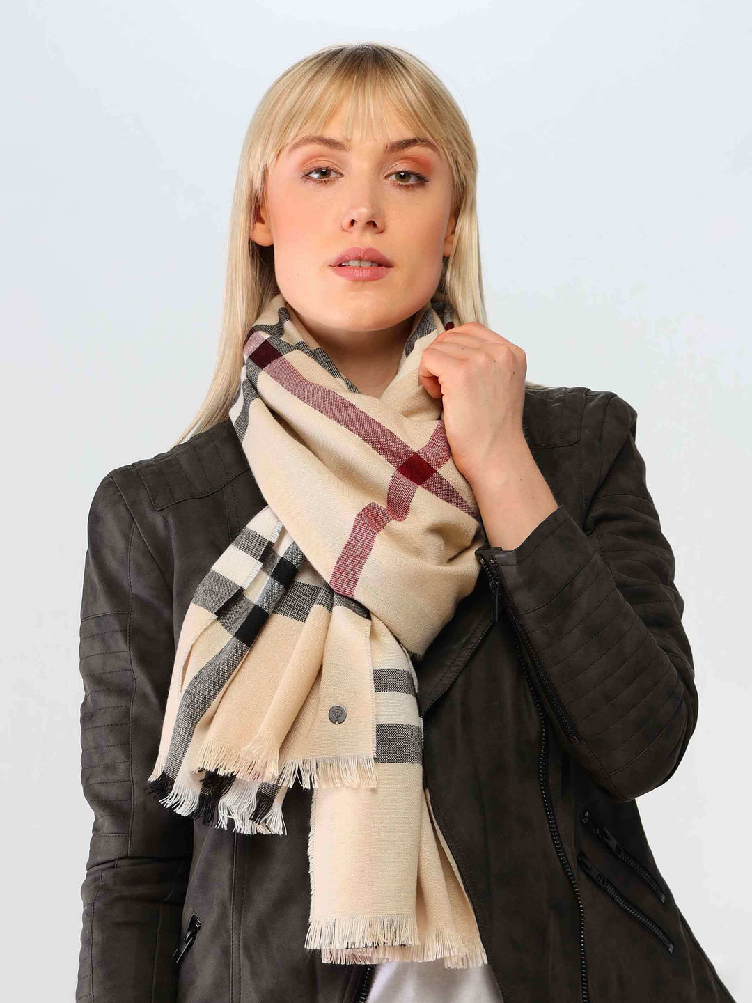 Stola mit FRAAS Plaid - Made in Germany