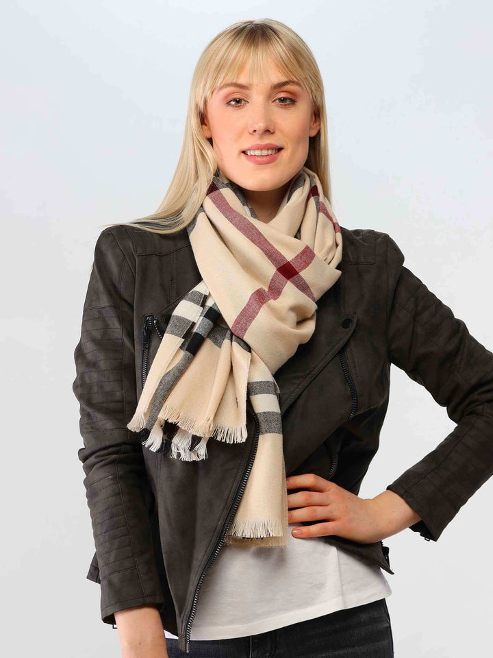 Stola mit FRAAS Plaid - Made in Germany