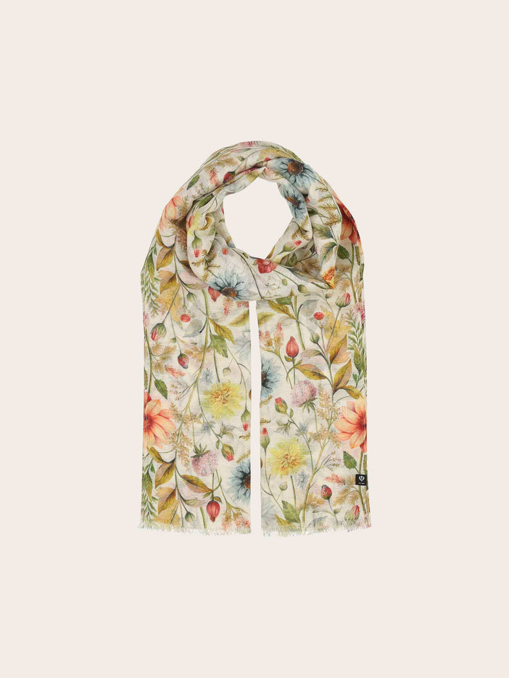 Schal mit Blumen-Print im Vintage-Design