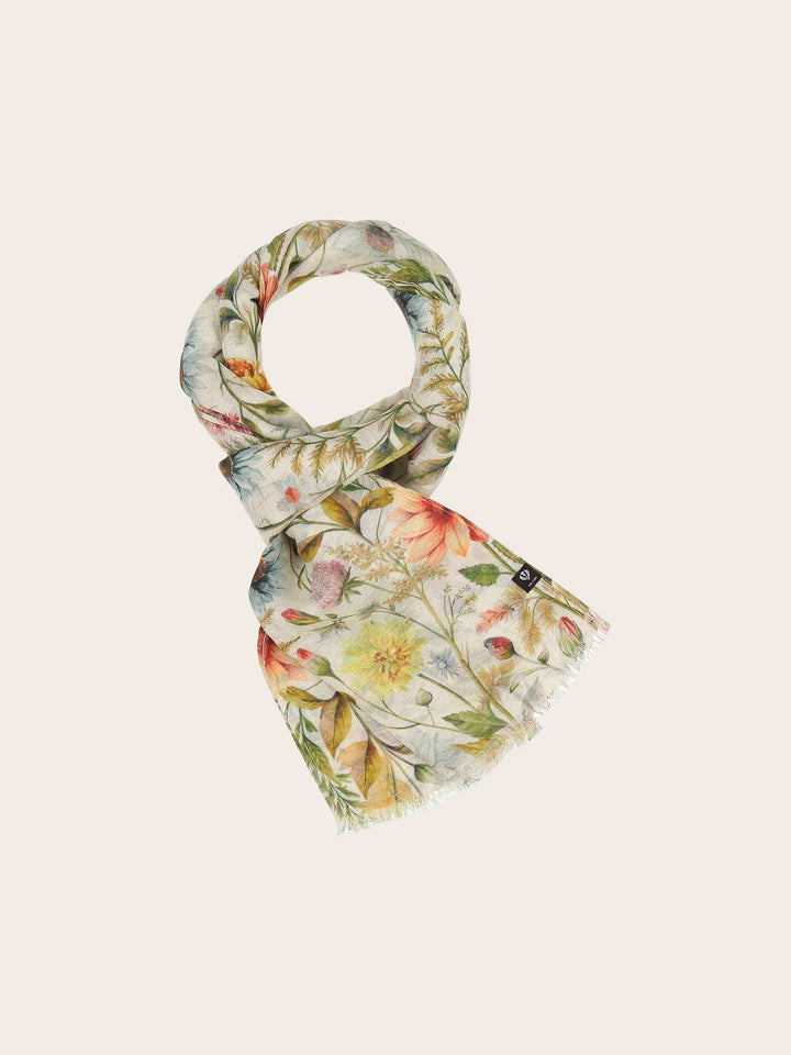 Schal mit Blumen-Print im Vintage-Design