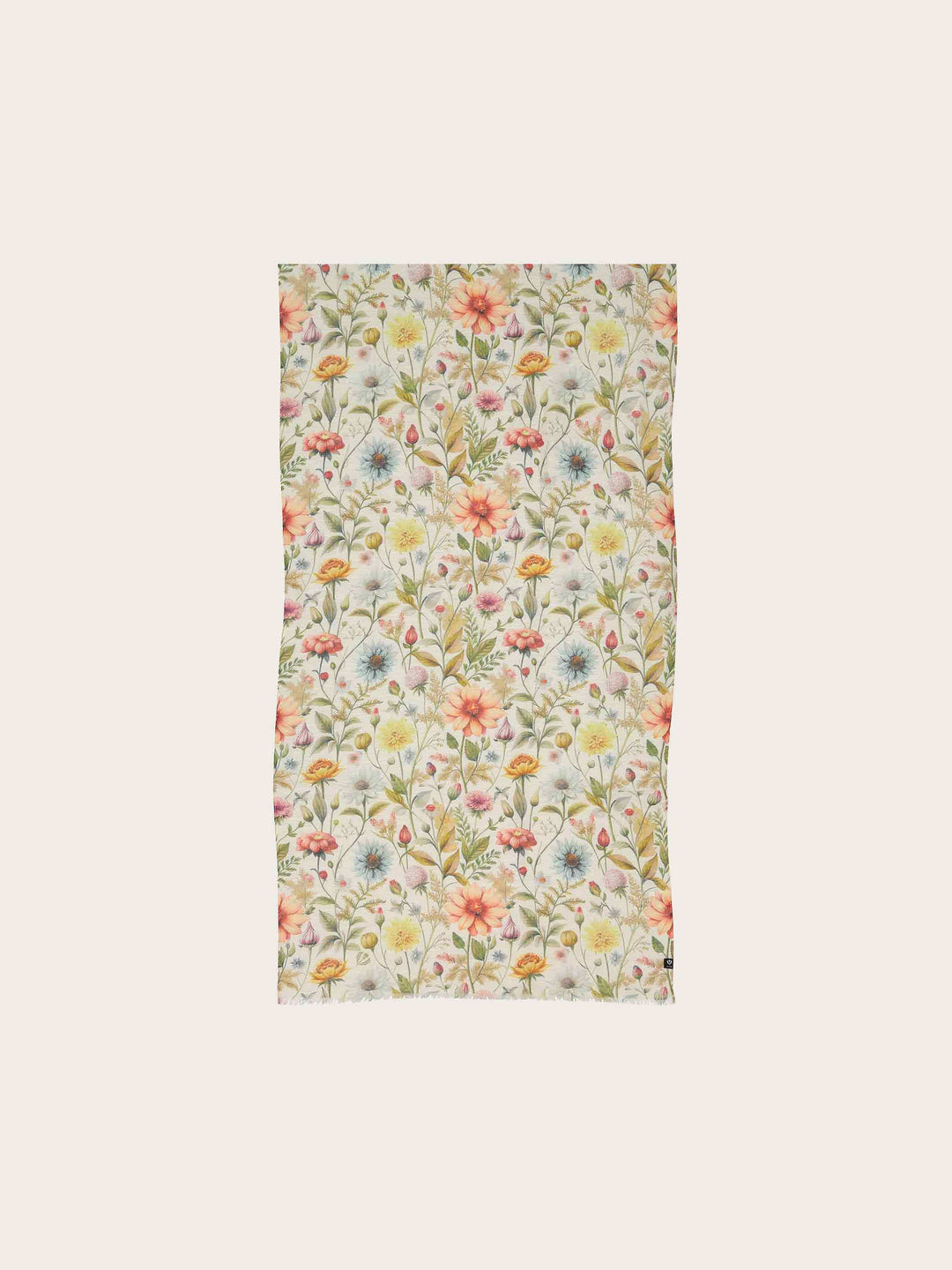 Schal mit Blumen-Print im Vintage-Design