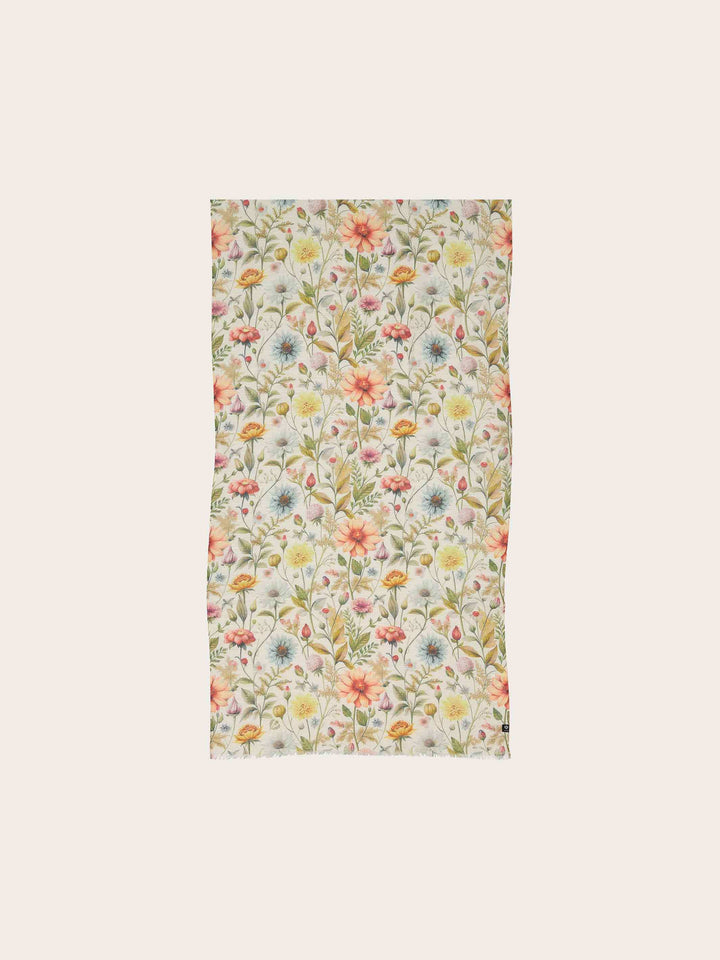 Schal mit Blumen-Print im Vintage-Design