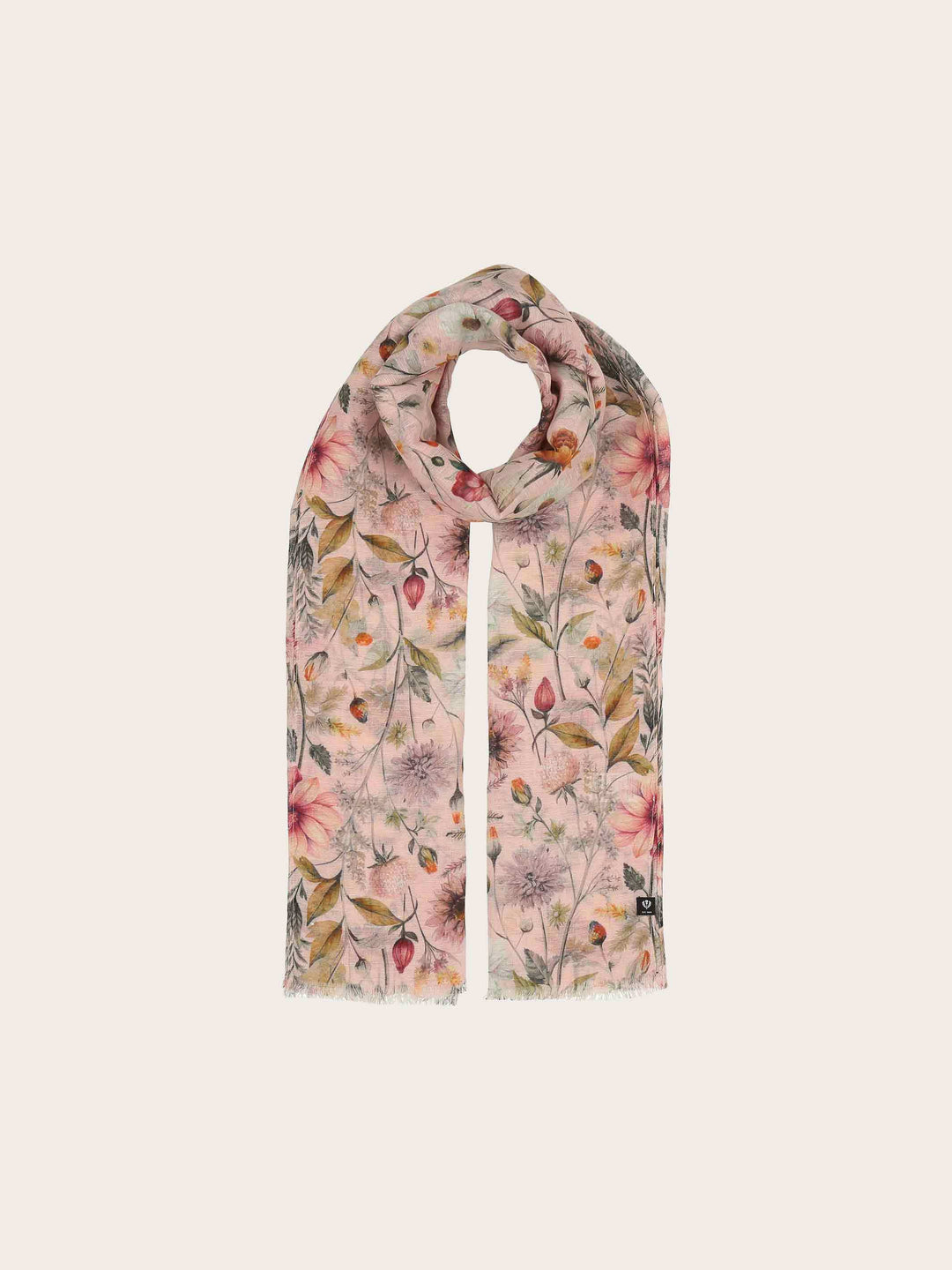 Schal mit Blumen-Print im Vintage-Design