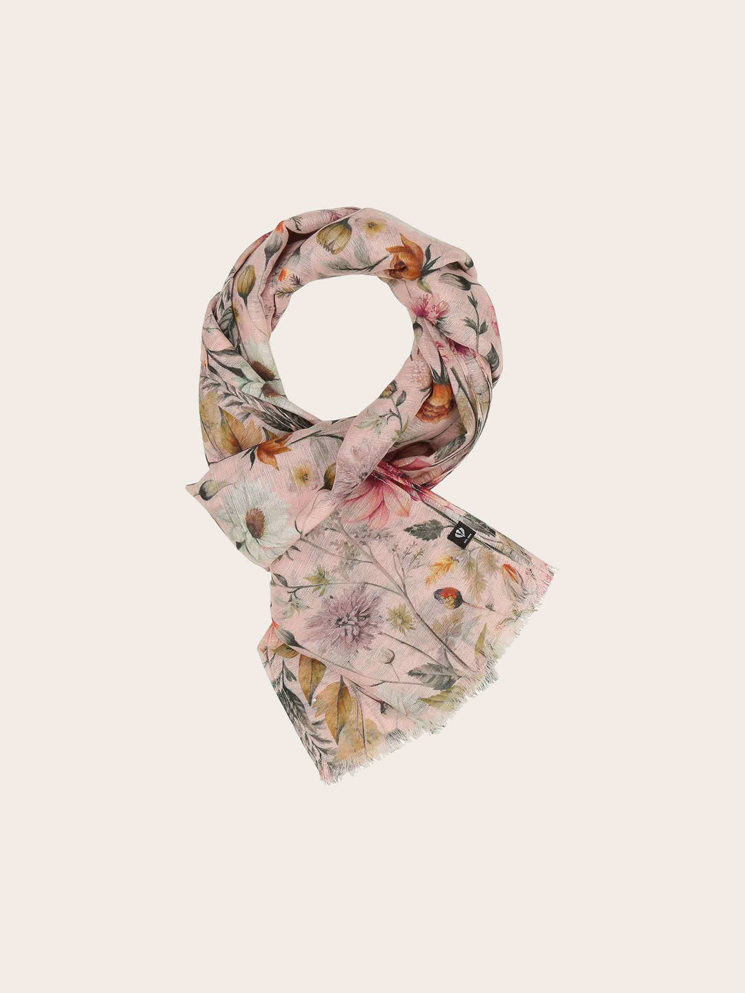 Schal mit Blumen-Print im Vintage-Design