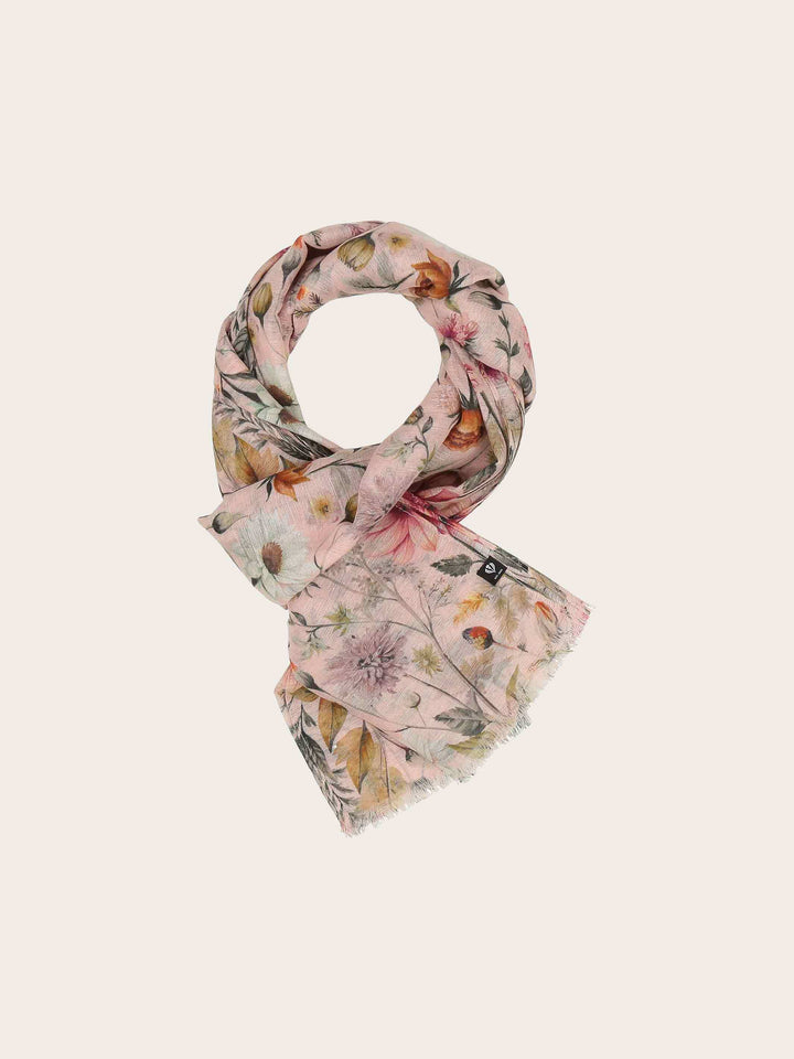Schal mit Blumen-Print im Vintage-Design