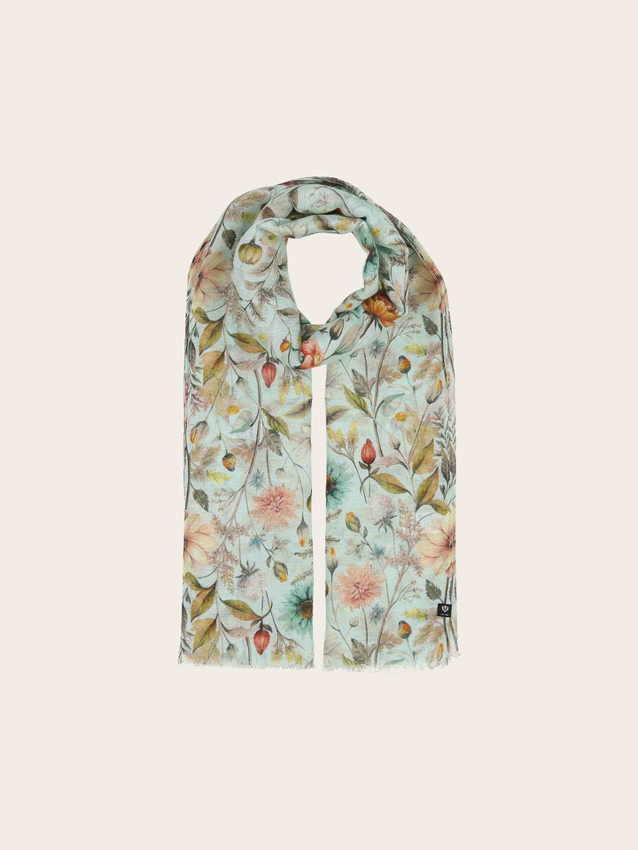 Schal mit Blumen-Print im Vintage-Design