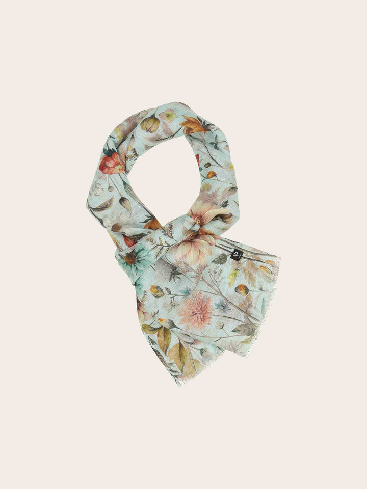 Schal mit Blumen-Print im Vintage-Design