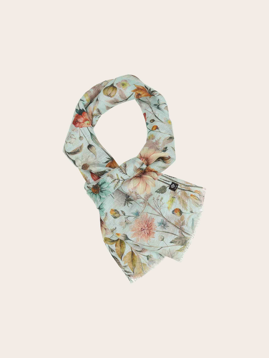 Schal mit Blumen-Print im Vintage-Design