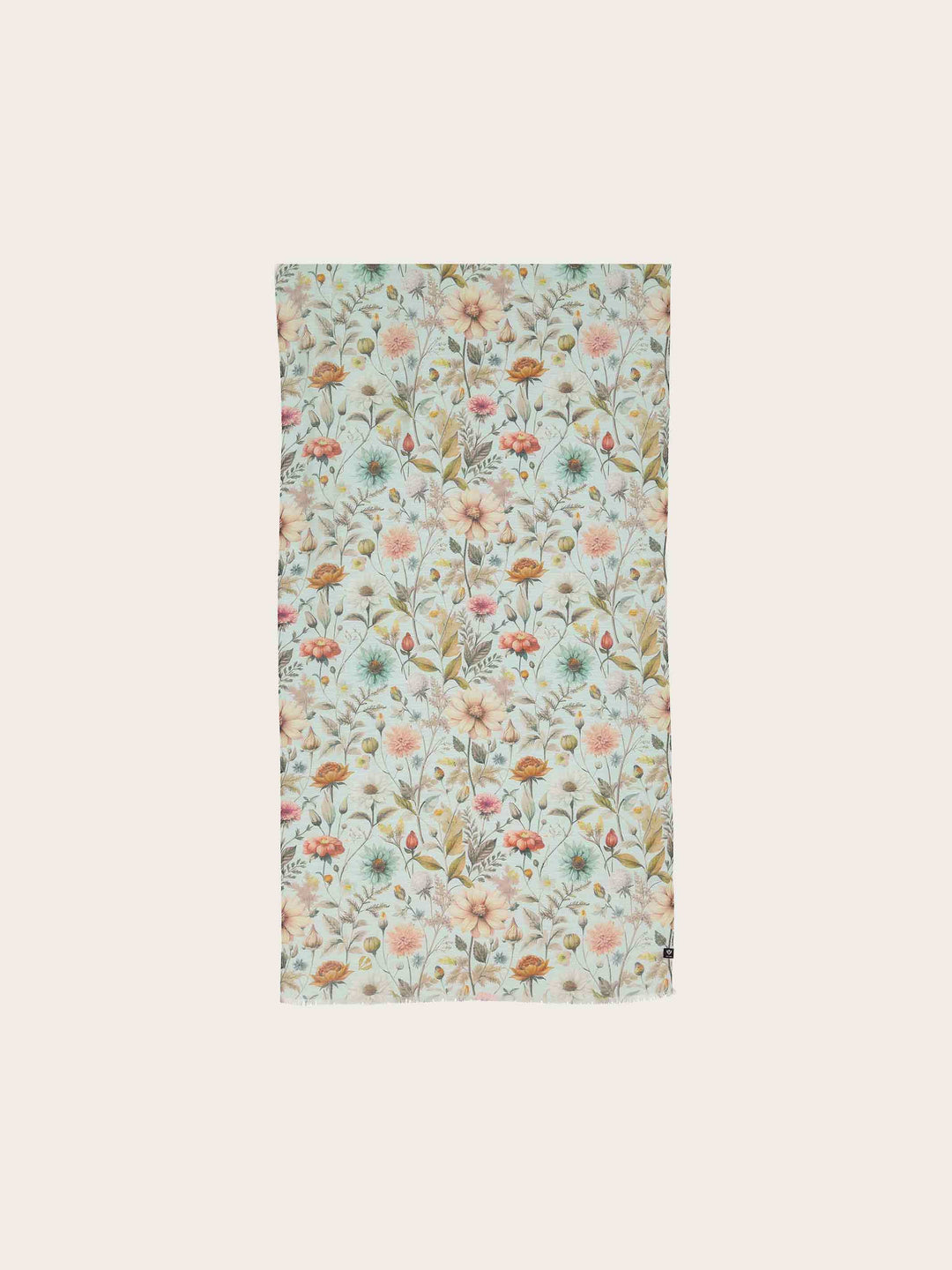 Schal mit Blumen-Print im Vintage-Design